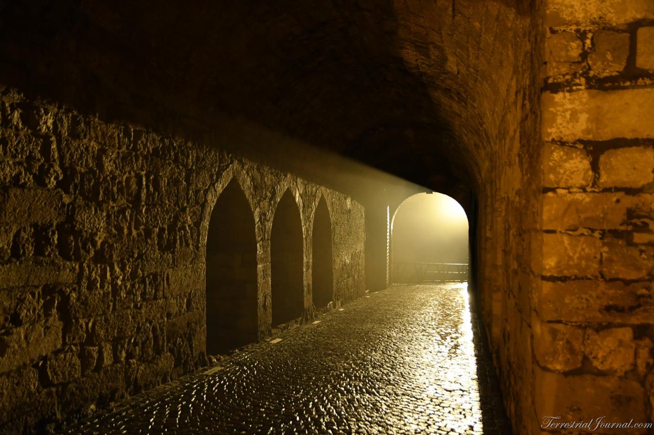 Inside the Clock Tower gate