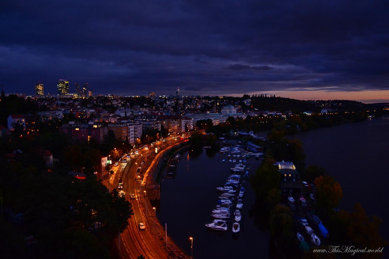 Prague and the Vltava river