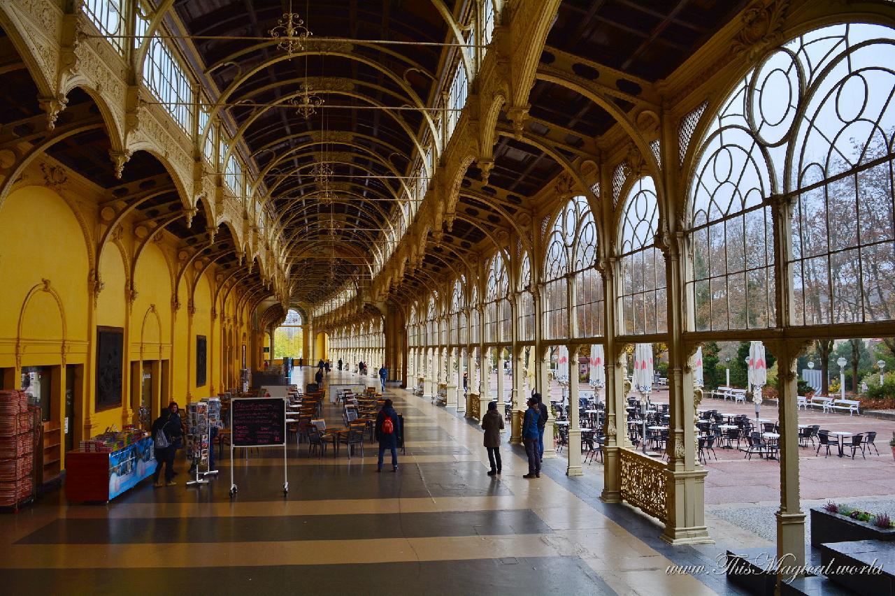 Inside the Main Colonnade, Mariánské Lázně