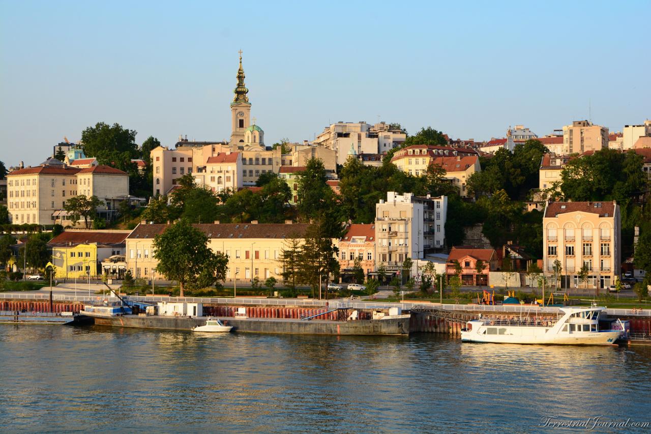 Belgrade and the Sava river