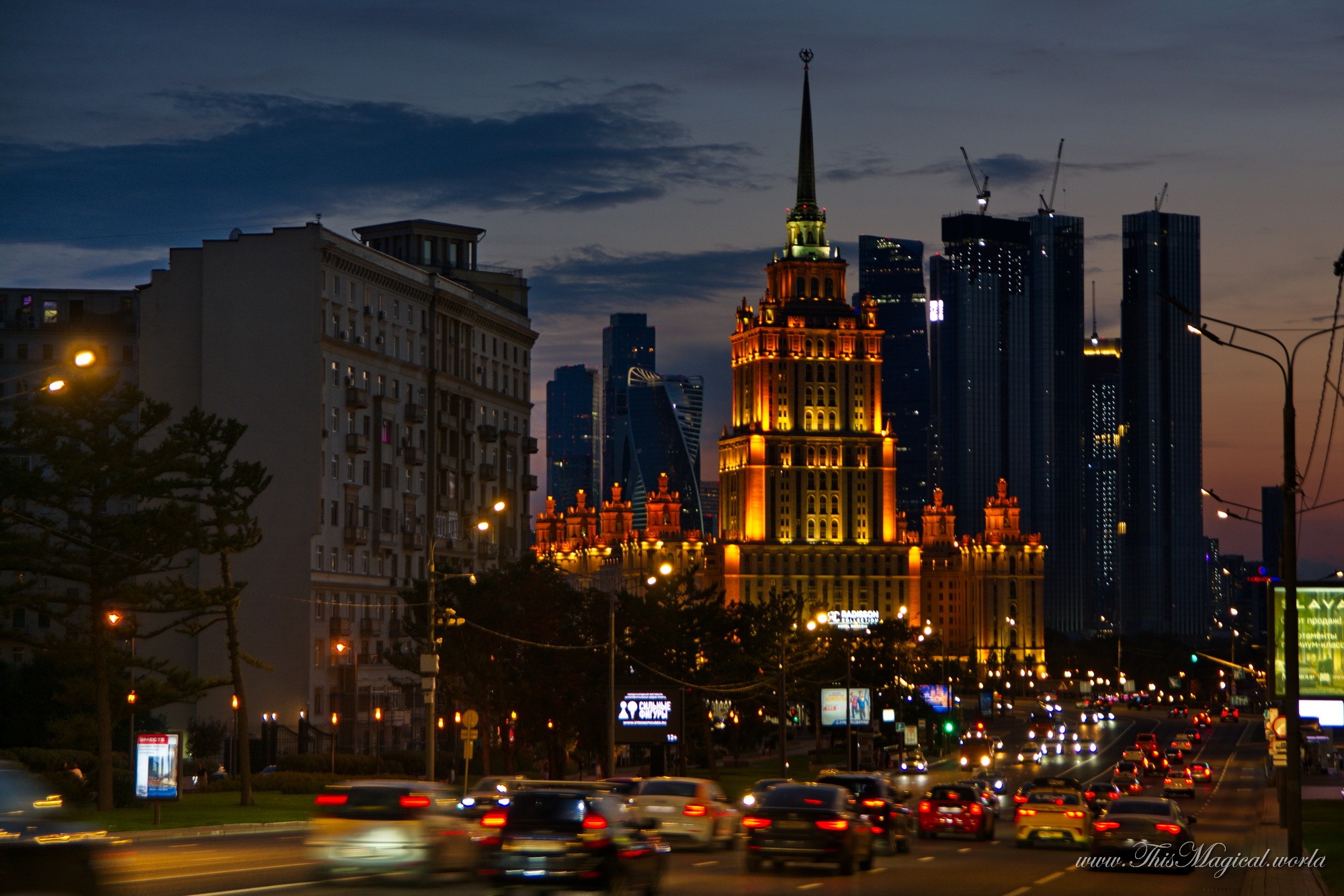 Moscow's Skyscrapers of the Past and Present