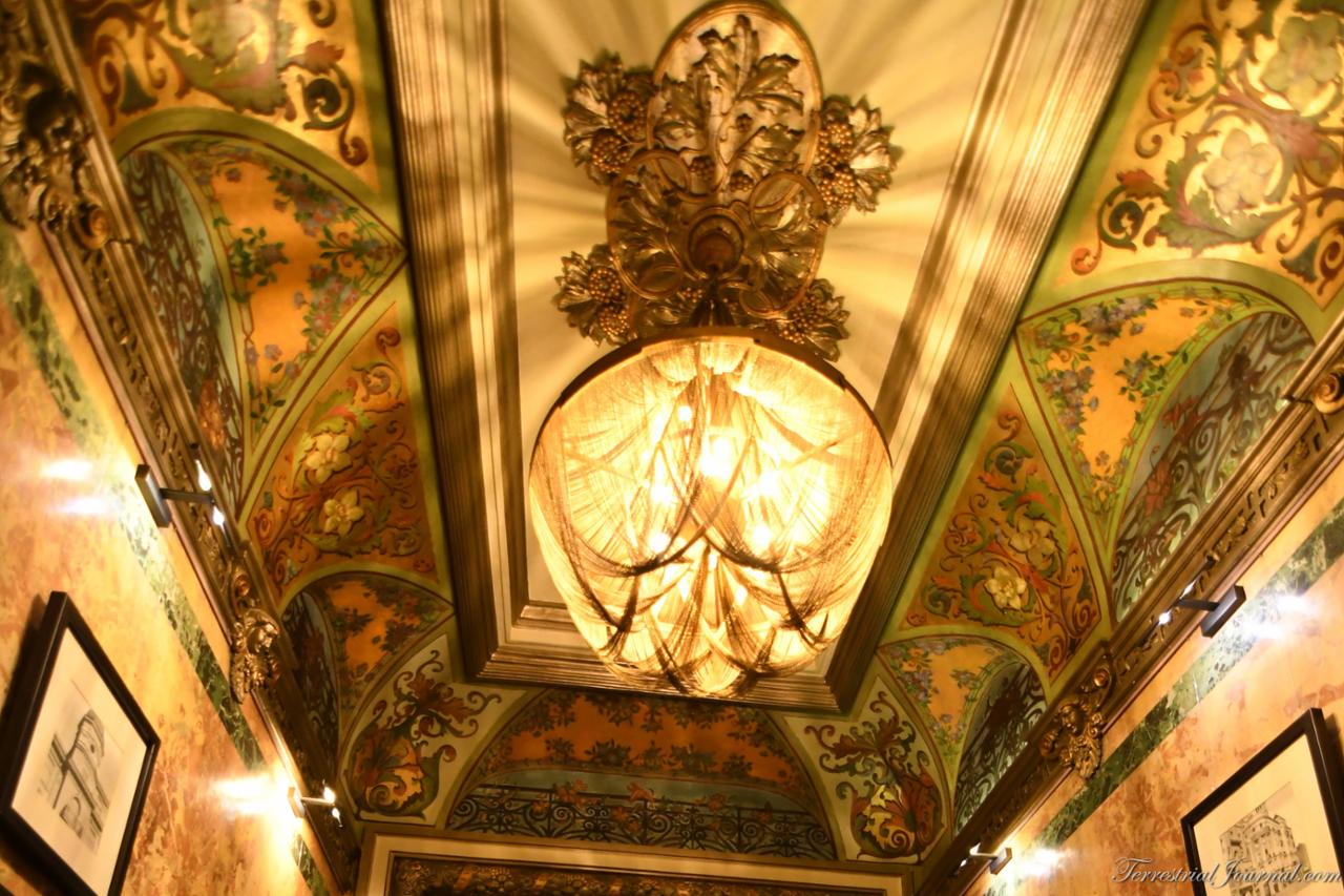 Ceiling inside the Belgrade Cooperative building