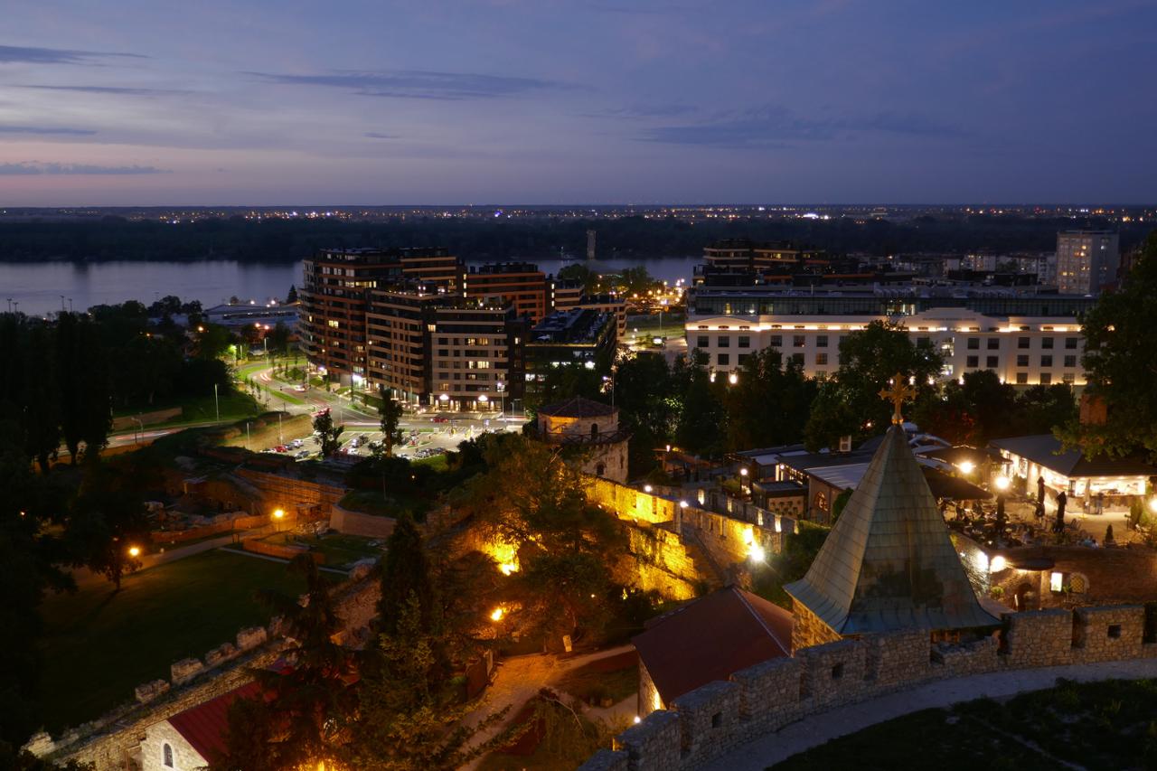 The Belgrade fortress and Dorćol district