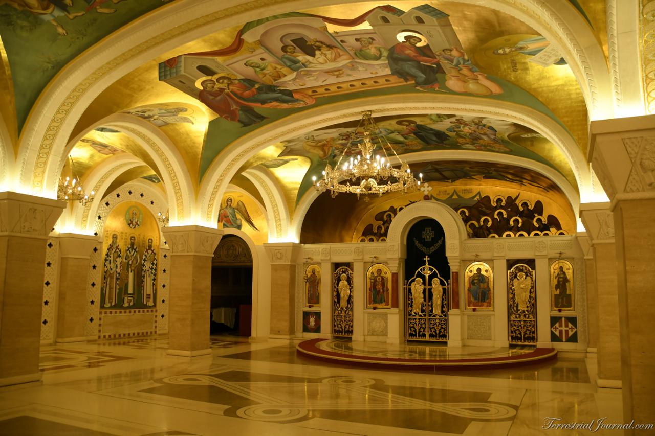 Church of the Holy Prince and Martyr Lazarus in the crypt