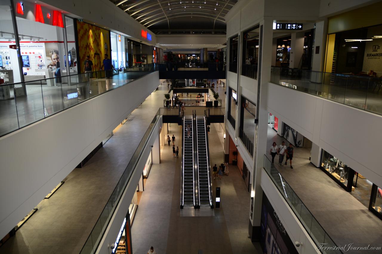 Inside the Galerija Shopping Center