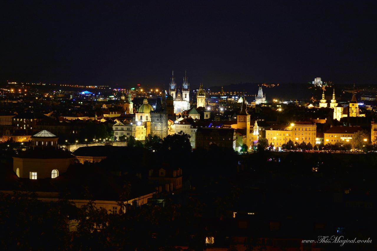 Prague. View from Petrin hill.