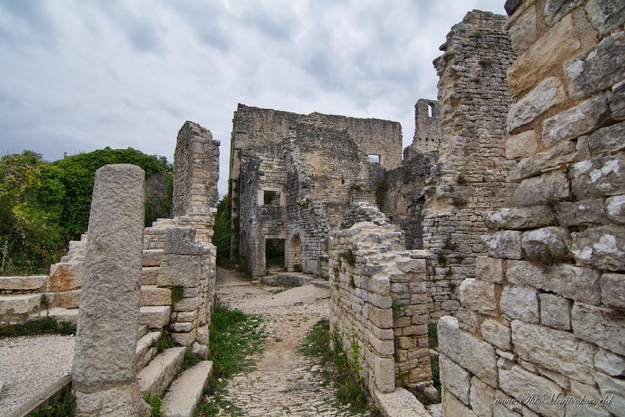 Complex of buildings dominated by the church of St. Sophia