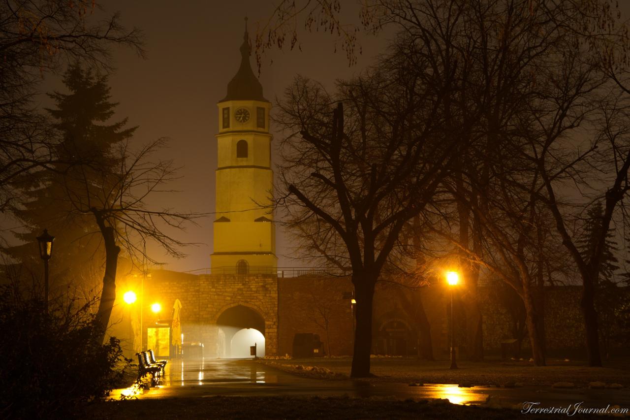 The Clock Tower and Gate, with the Baroque gate to the right