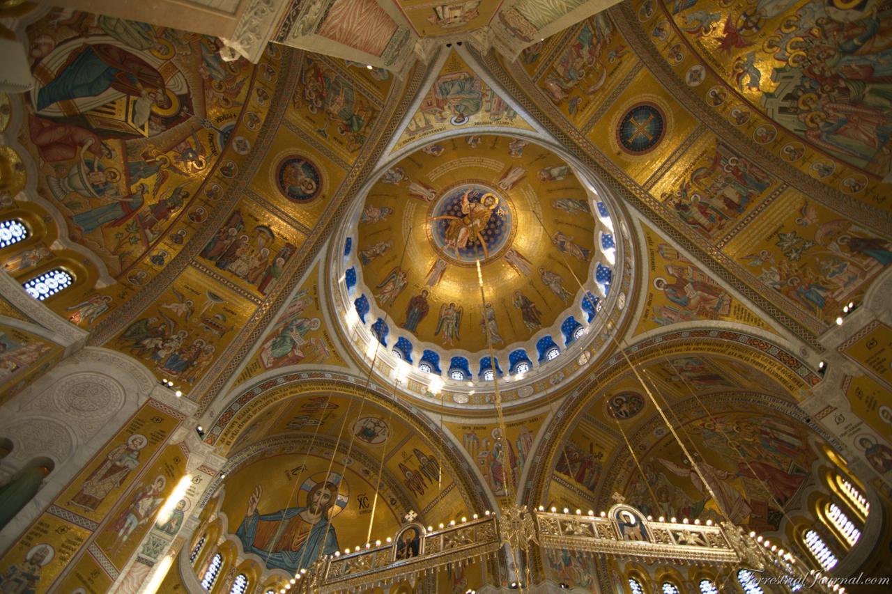 Mosaics of the church of St. Sava