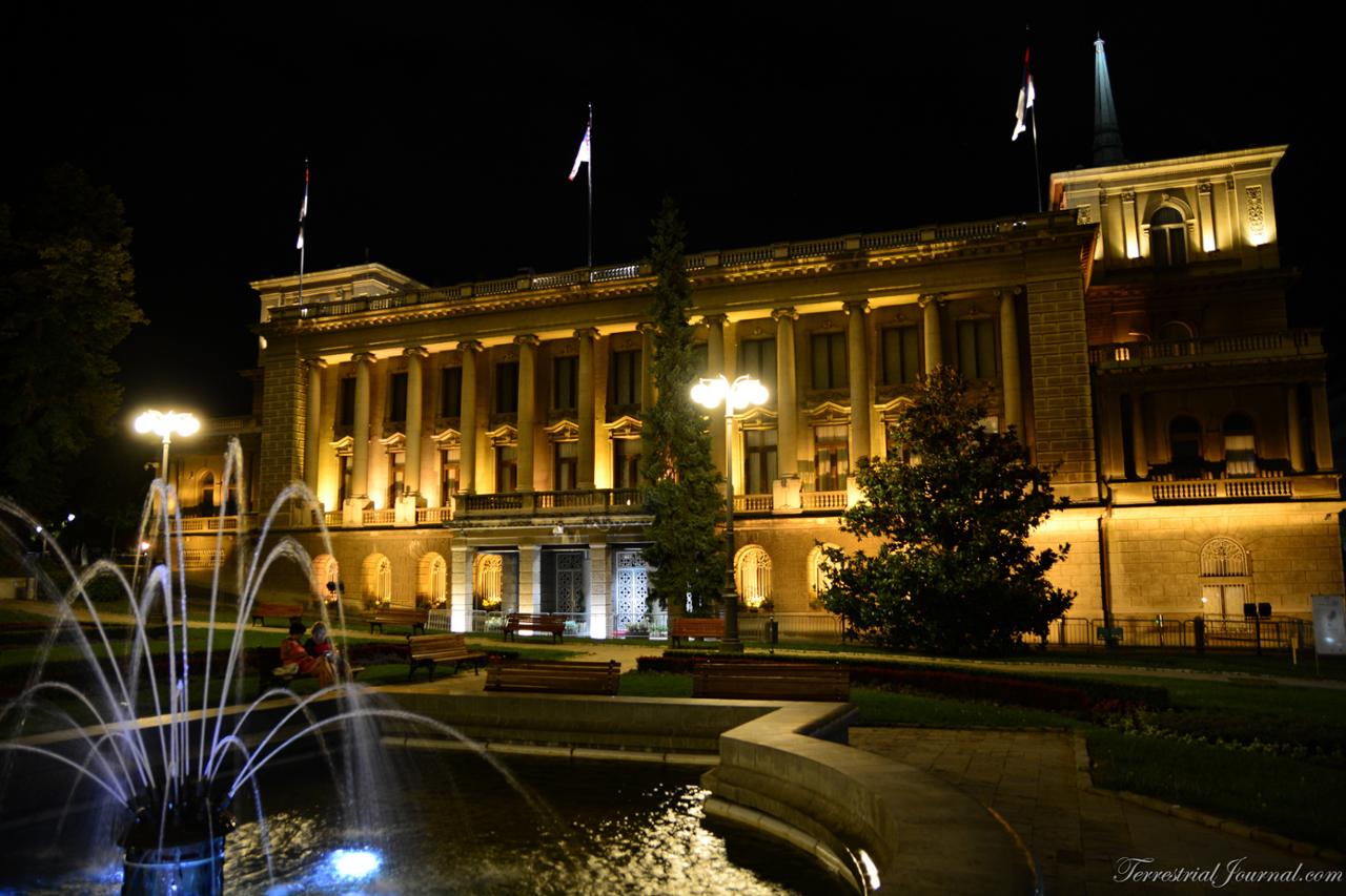 New Palace, photographed from the garden side