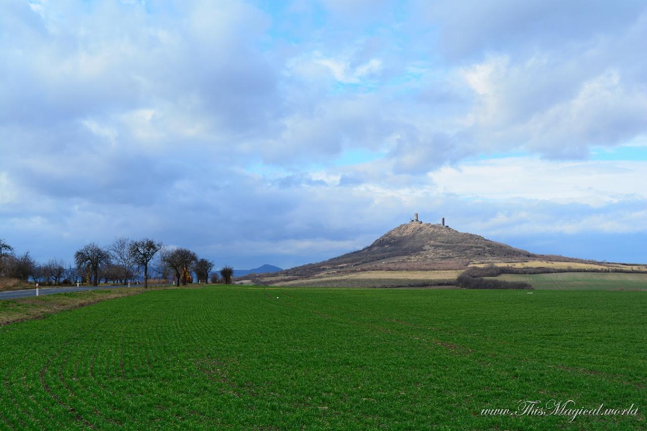 Hazmburk castle in the Bohemian Highlands