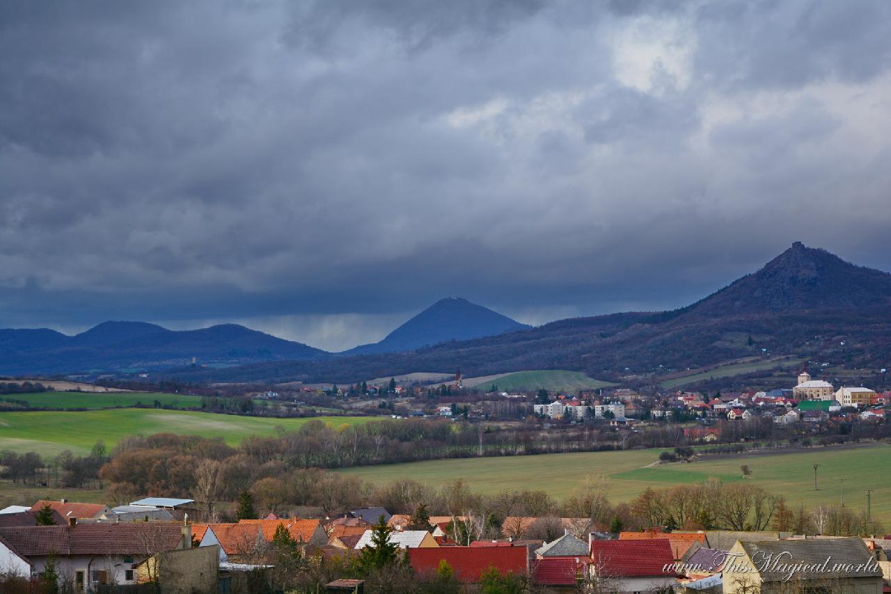 Mount Milesovka (middle)