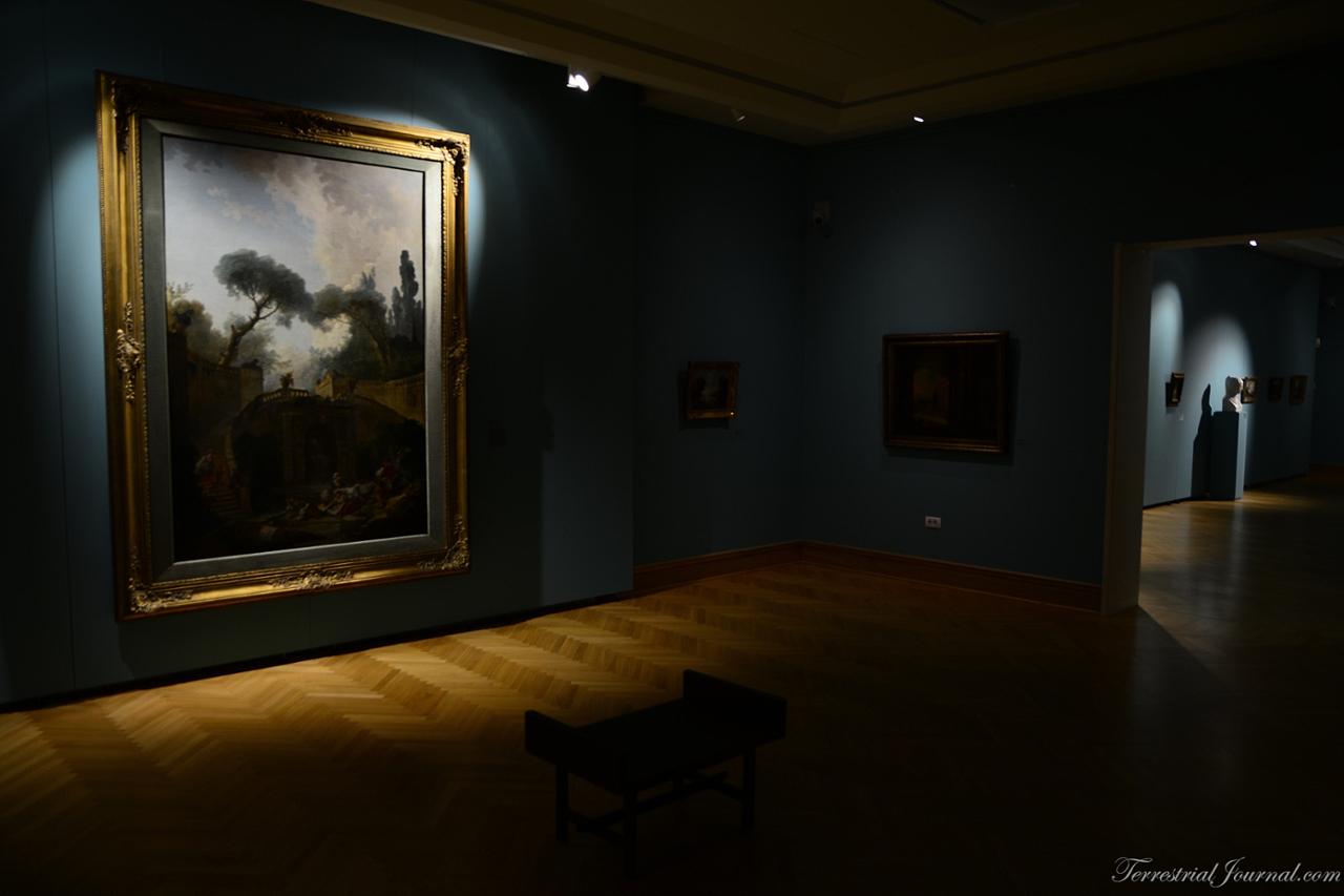 Hubert Robert painting in the National Museum