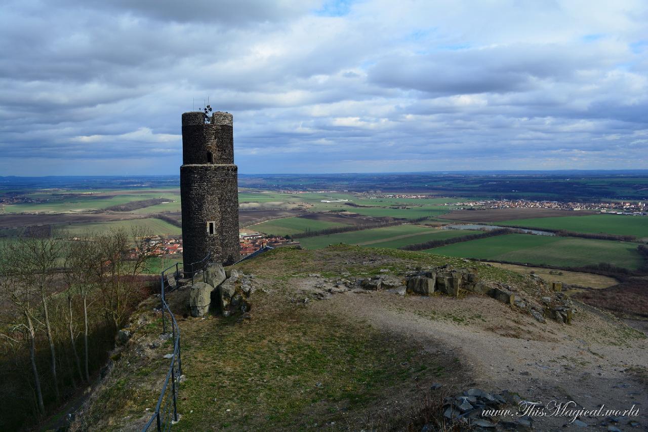 Hazmburk castle. Black tower