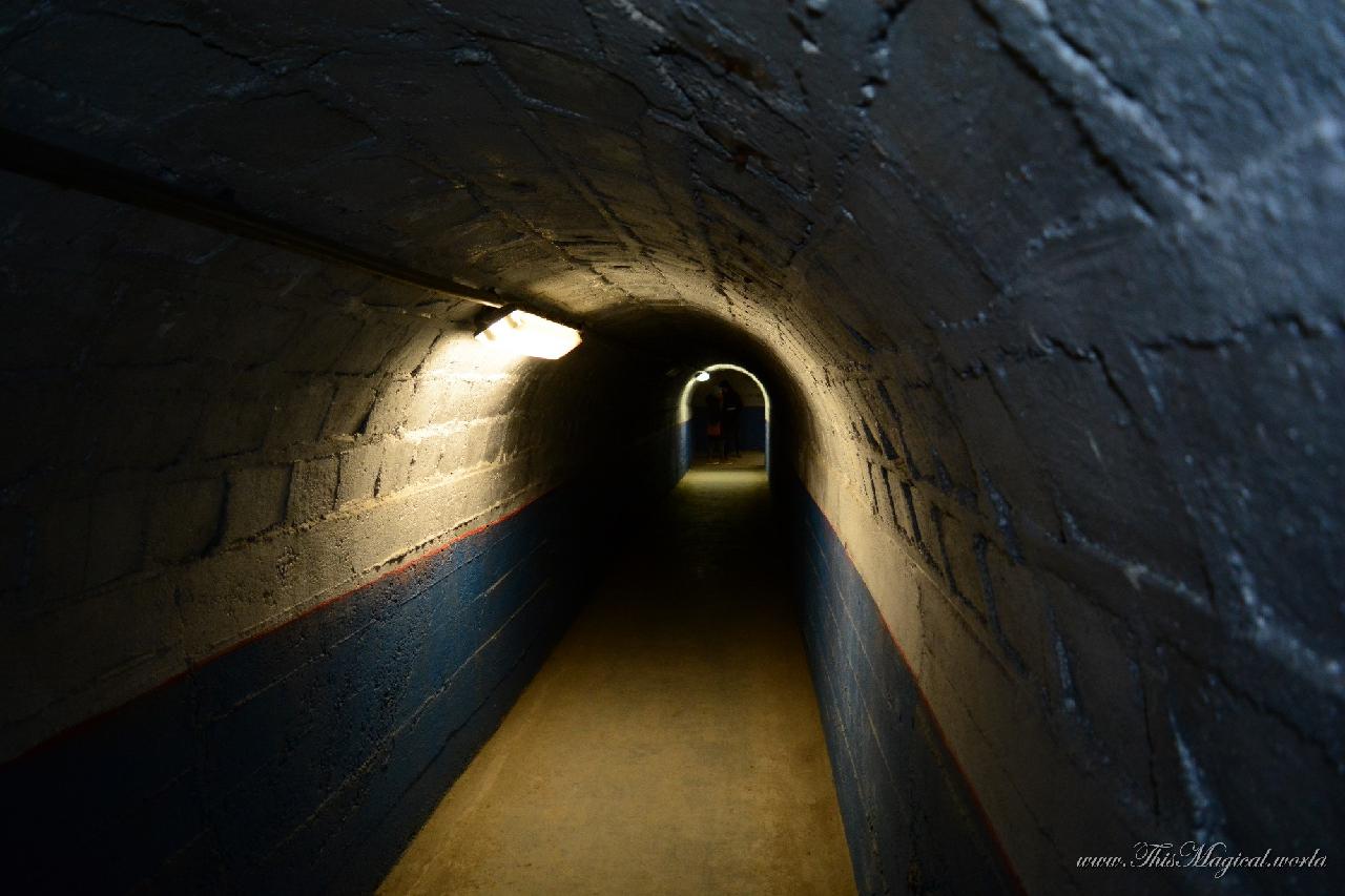 One of the smaller tunnels in the Folimanka bunker