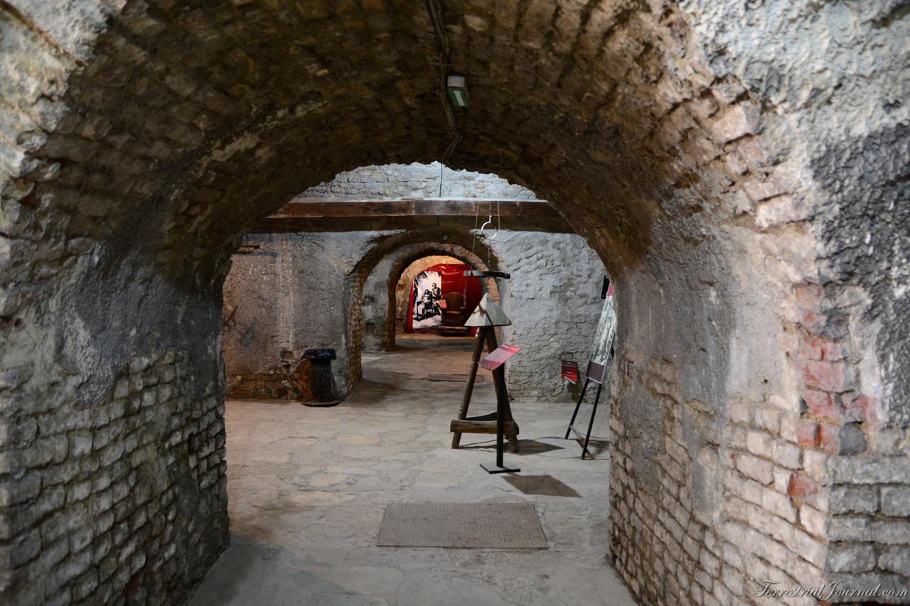 Torture museum inside a bastion in the Belgrade fortress