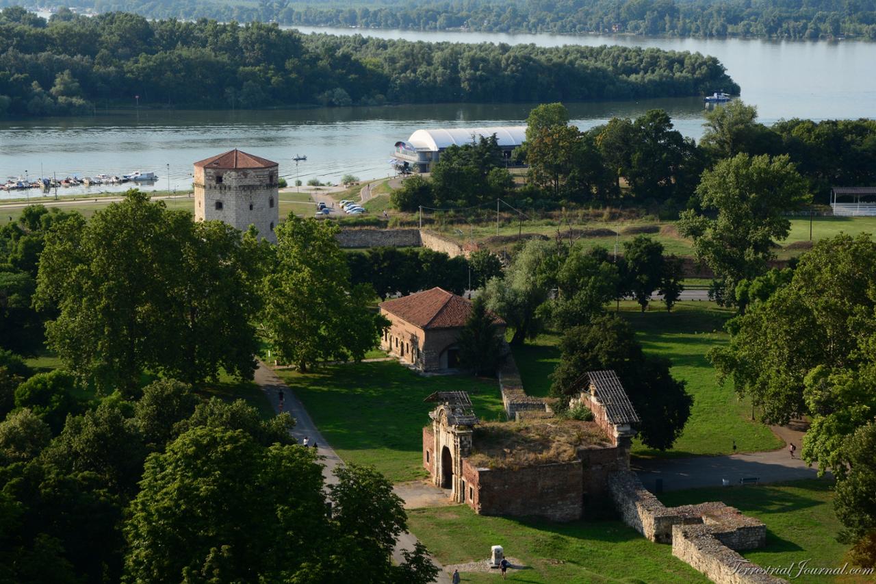 Lower Town and the Danube river